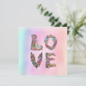 LIEBE EINLADUNG (Stehend Vorderseite)