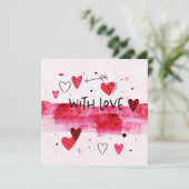 Liebe Einladung (Stehend Vorderseite)