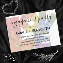 LIEBE - Einladung einer Hochzeitspartei