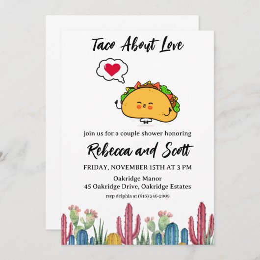 Liebe-Einladungen Einladung (Vorne/Hinten)