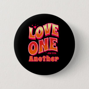 Liebe Eins John 13:34 Button