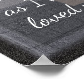 Liebe eins — Kunstdruck Poster (Ecke)