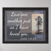 Liebe eins — Kunstdruck Poster (Vorne)