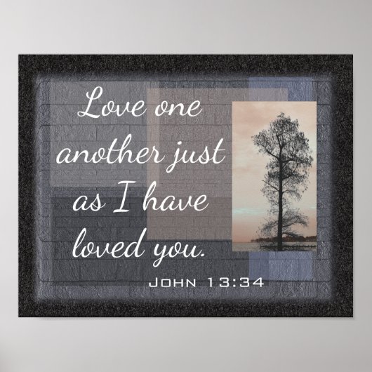 Liebe eins — Kunstdruck Poster (Vorne)