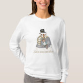 Liebe Eins Snowman T - Shirt und Geschenke (Vorderseite)