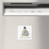 Liebe Eins Snowman T - Shirt und Geschenke Magnet (In Situ (Geschirrspüler))