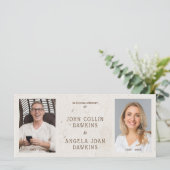 Liebe Eins verstorben Couple Custom Foto Vielen Da (Stehend Vorderseite)