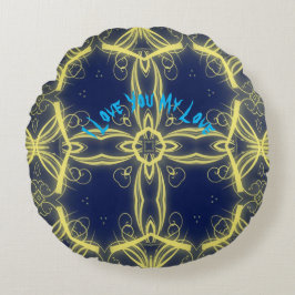 Liebe Einzigartiger Luxus Living Round Pillows Rundes Kissen