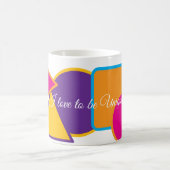 liebe einzigartiges Design Kaffeetasse (Mittel)