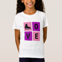 Liebe Eis Skaten T - Shirt (Abbildung Skaten)