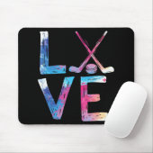 Liebe Eishockey Girls Hockey Geschenke Eishockey Mousepad (Mit Mouse)