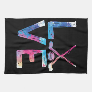 Liebe Eishockey Hockey Girls Geschenke Womens Ice  Geschirrtuch