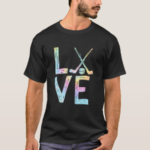 Liebe Eishockey Hockey Girls Geschenke Womens Ice T-Shirt
