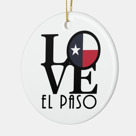 LIEBE El Paso Keramik Ornament (Links)