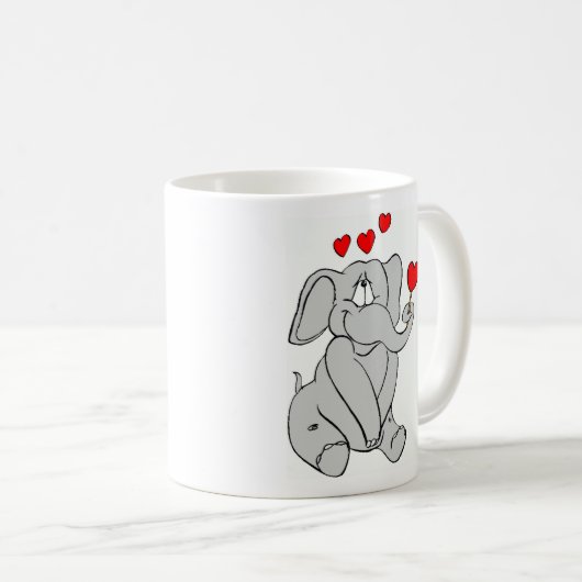 Liebe-Elefant! Kaffeetasse (VorderseiteRechts)