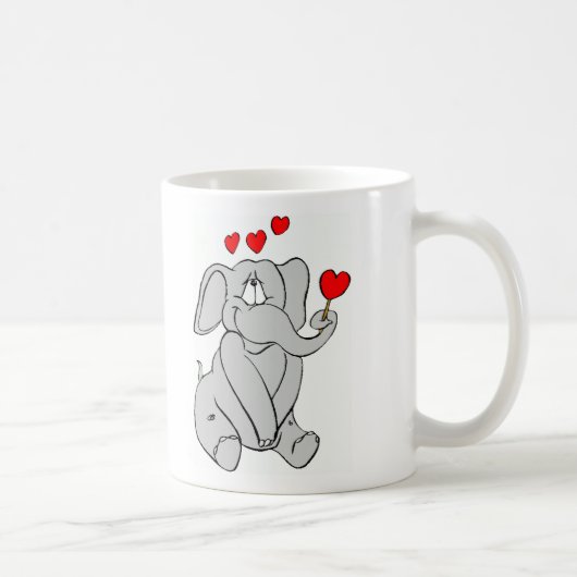 Liebe-Elefant! Kaffeetasse (Rechts)