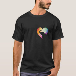Liebe Elefanten Herz für tierische Elefanten T-Shirt