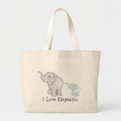 Liebe Elefanten Tasche (Vorne)