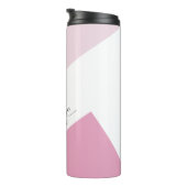 Liebe | elegant | Geometrisch | Thermosbecher (Nach rechts gedreht)