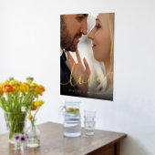 Liebe elegante Drehbücher Namen Foto Foliendrucke (Ablage(Küche))