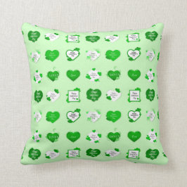 Liebe Elegante Moderne Kunst, Dichtung und Musik Kissen