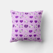 Liebe Elegante Moderne Kunst, Dichtung und Musik Kissen (Rückseite)