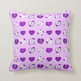 Liebe Elegante Moderne Kunst, Dichtung und Musik Kissen