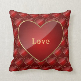 Liebe Elegante Moderne Kunst, Dichtung und Musik Kissen