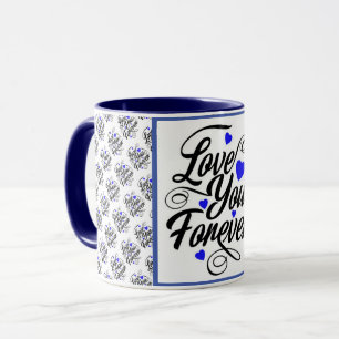 Liebe Elegante Moderne Kunst, Dichtung und Musik Tasse