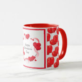 Liebe Elegante Moderne Kunst, Dichtung und Musik Tasse (VorderseiteRechts)