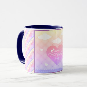 Liebe Elegante Moderne Kunst, Dichtung und Musik Tasse