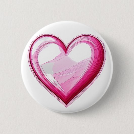 LIEBE Element Niedlich 3D SNS i Liebe Sie rosa Her Button (Vorderseite)