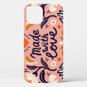 Liebe Elemente: Vintage-Pink-Komposition. Case-Mate iPhone Hülle