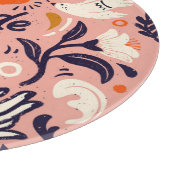 Liebe Elemente: vintage rosa Komposition. Schneidebrett (Ecke)