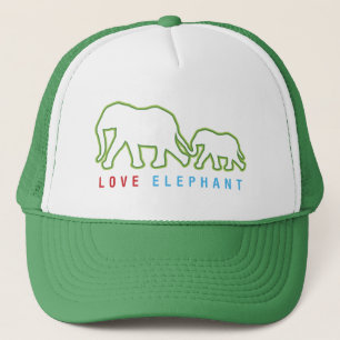 Liebe Elephant Truckerkappe