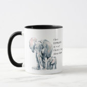 Liebe ELEPHANTS so viel ich so viel Spaß Zitat Tas Tasse (Links)