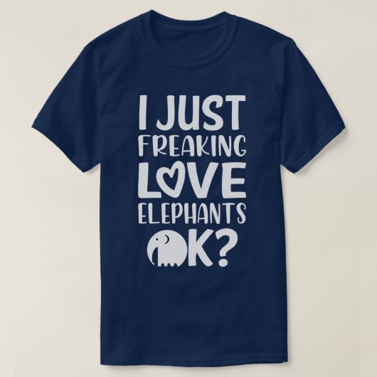 Liebe Elephants T-Shirt (Design vorne)