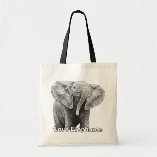 Liebe Elephants Tragetasche (Vorne)