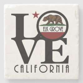 LIEBE Elk Grove California Steinuntersetzer