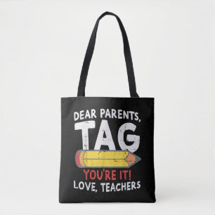Liebe Eltern, du bist dran, ich liebe den letzten Tasche