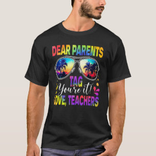 Liebe Eltern Tag Ihr seid es Liebe Lehrer Jungen K T-Shirt