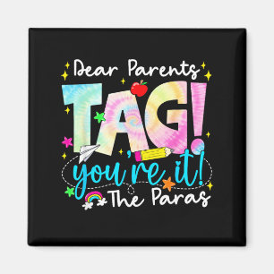 Liebe Eltern Tag Liebe für Letzter Schultag Magnet