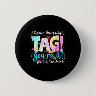 Liebe Eltern Tag Liebe Lehrer letzter Schultag Button