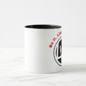 Liebe-Emblem-Wecker-Tasse Tasse (Zentrum)
