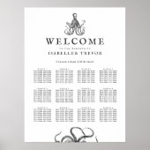 Liebe Embrace | 12 Tabelle Seating Chart Poster (Vorne)