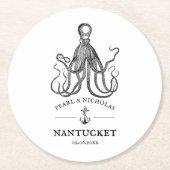 Liebe Embrace | Begrüßung Runder Pappuntersetzer (Vorderseite)