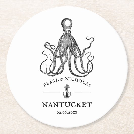 Liebe Embrace | Begrüßung Runder Pappuntersetzer (Vorderseite)