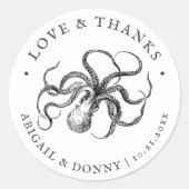 Liebe Embrace | Liebe und Dank Runder Aufkleber (Vorderseite)