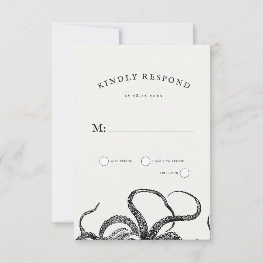 Liebe Embrace | UAWG Response RSVP Karte (Vorderseite)