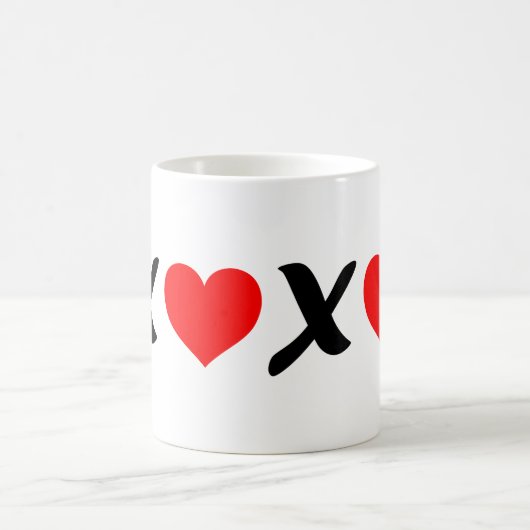 Liebe Embrace XOXO Harmonie Kaffeetasse (Mittel)